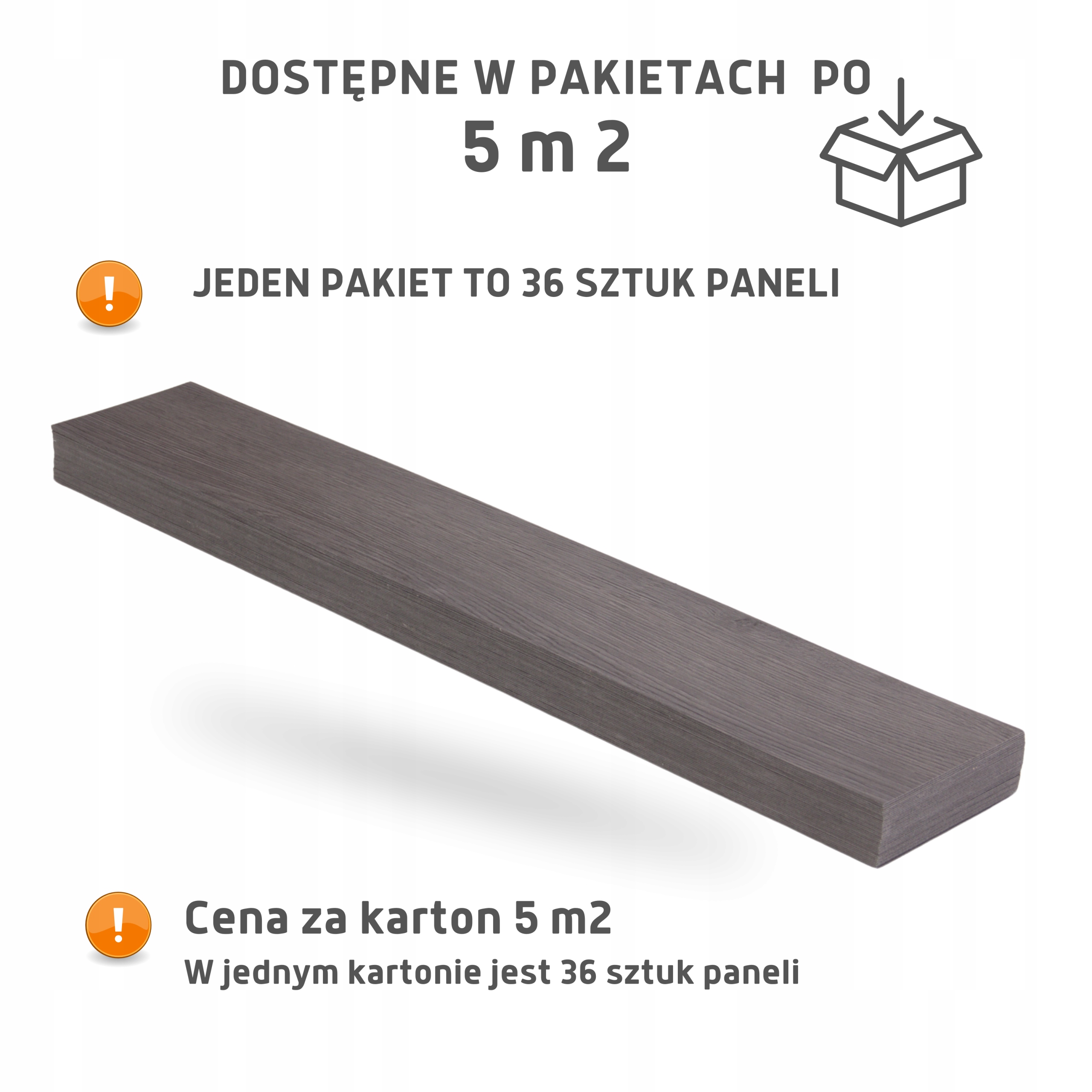Panele Winylowe SZARY Dąb 5 m² BoHome Samoprzylepne Deski Podłogowe Drew Producent inny