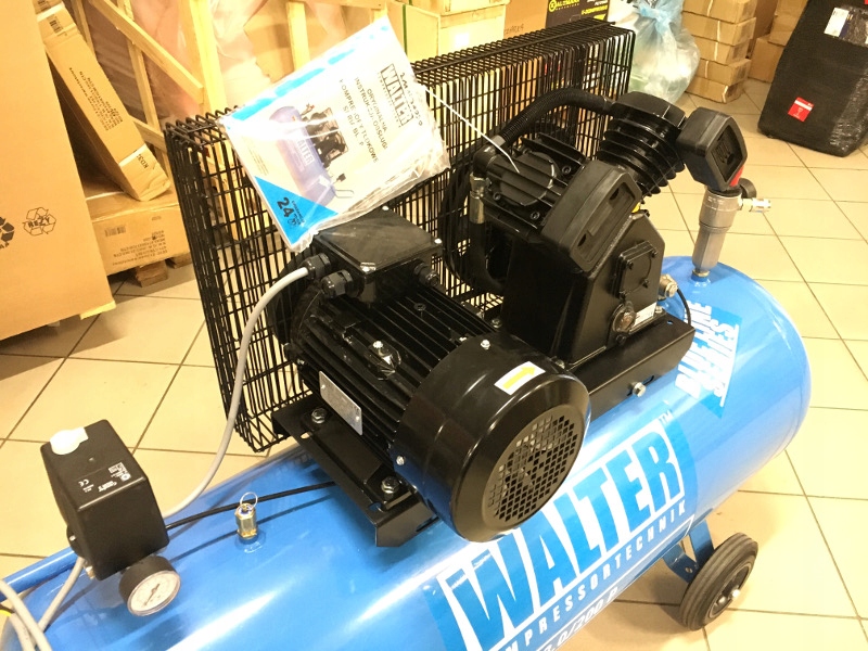 KOMPRESOR SPRĘŻARKA 270L 9 BAR 500 l/min WALTER Marka Walter