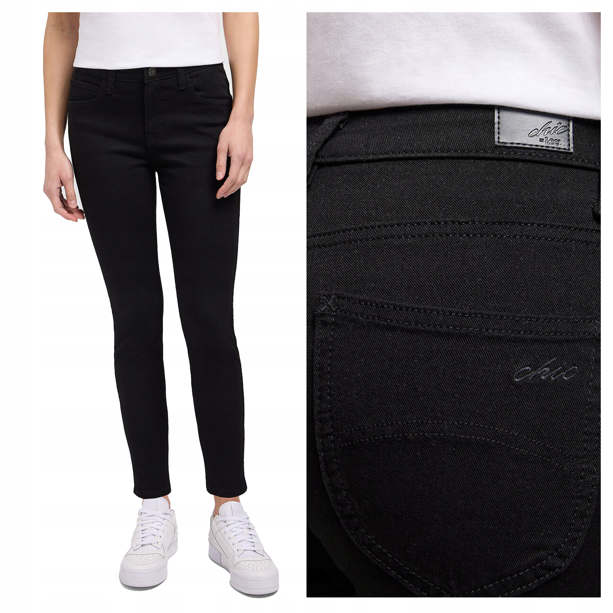 Lee High Rise Skinny W30 L31 Dámské látkové kalhoty