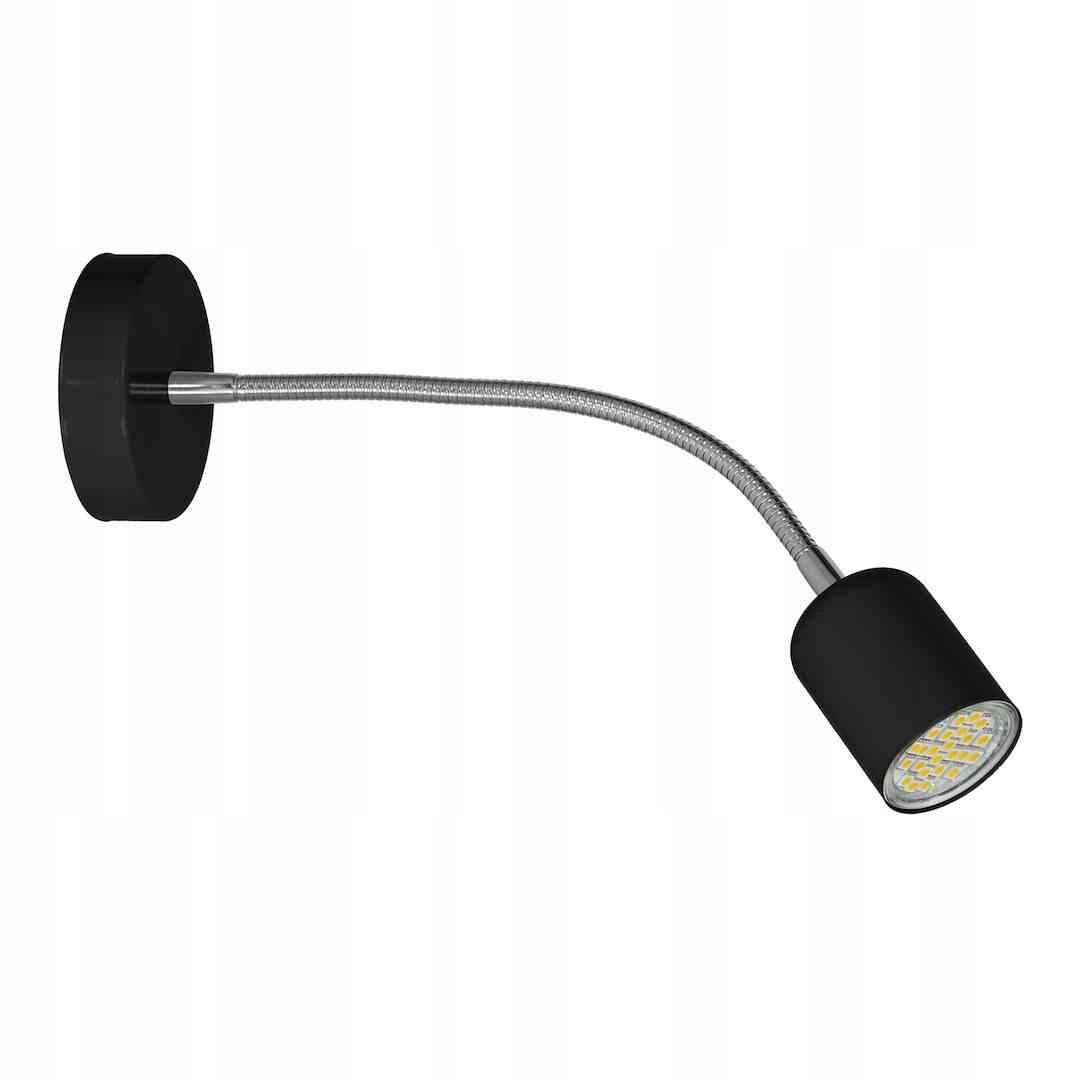 Nástěnné svítidlo Maxi Black 1xGU10 Milagro nástěnná lampa 1xGU10