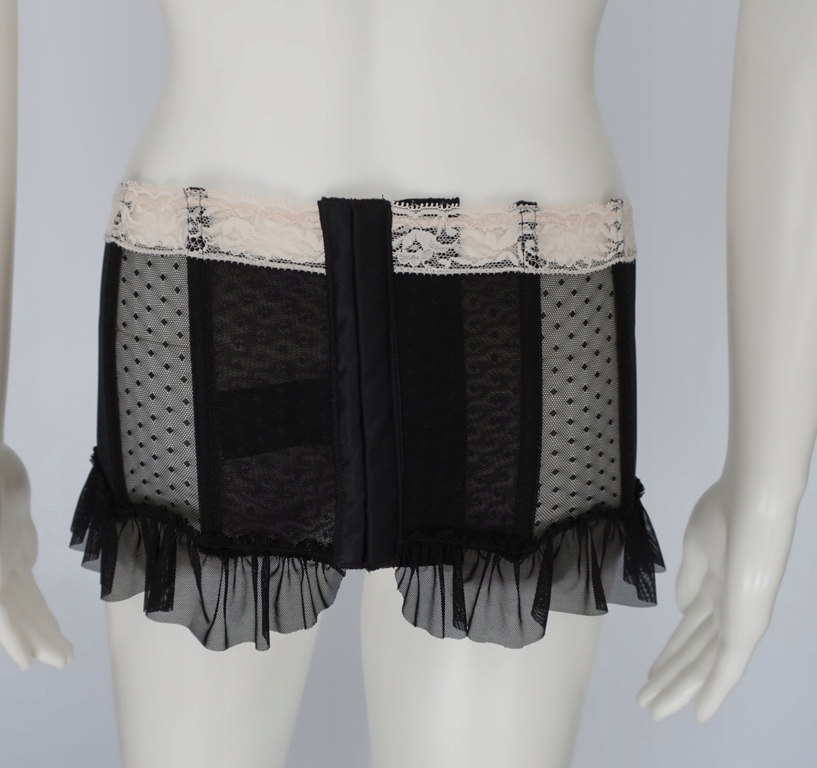 H&M 42 XL SPÓDNICA EROTYCZNA KORONKOWA HAFTKI Rozmiar 42