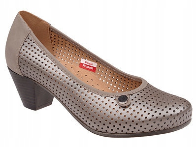 Czółenka Axel Comfort 1593 r.41 na Haluksy Szerokie Ażurowe Półbuty Kosela