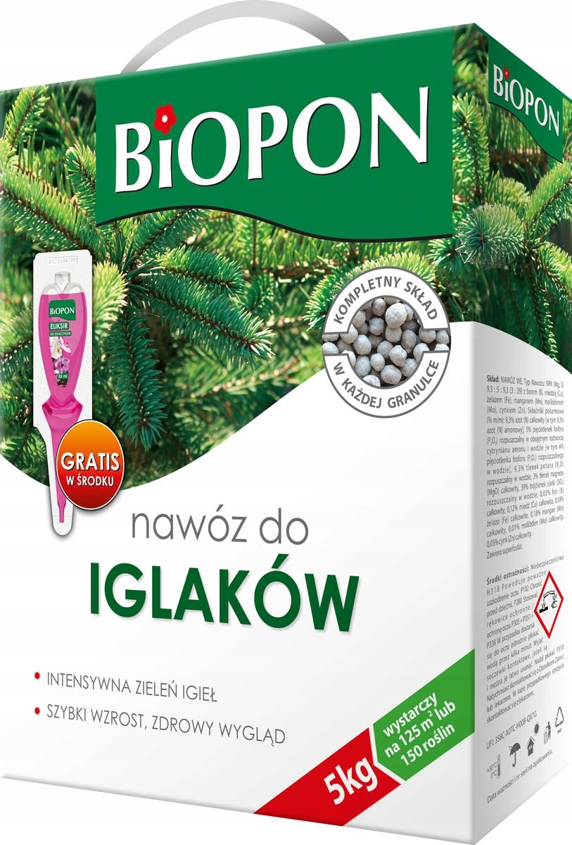 

Nawóz Do Iglaków 5kg Biopon