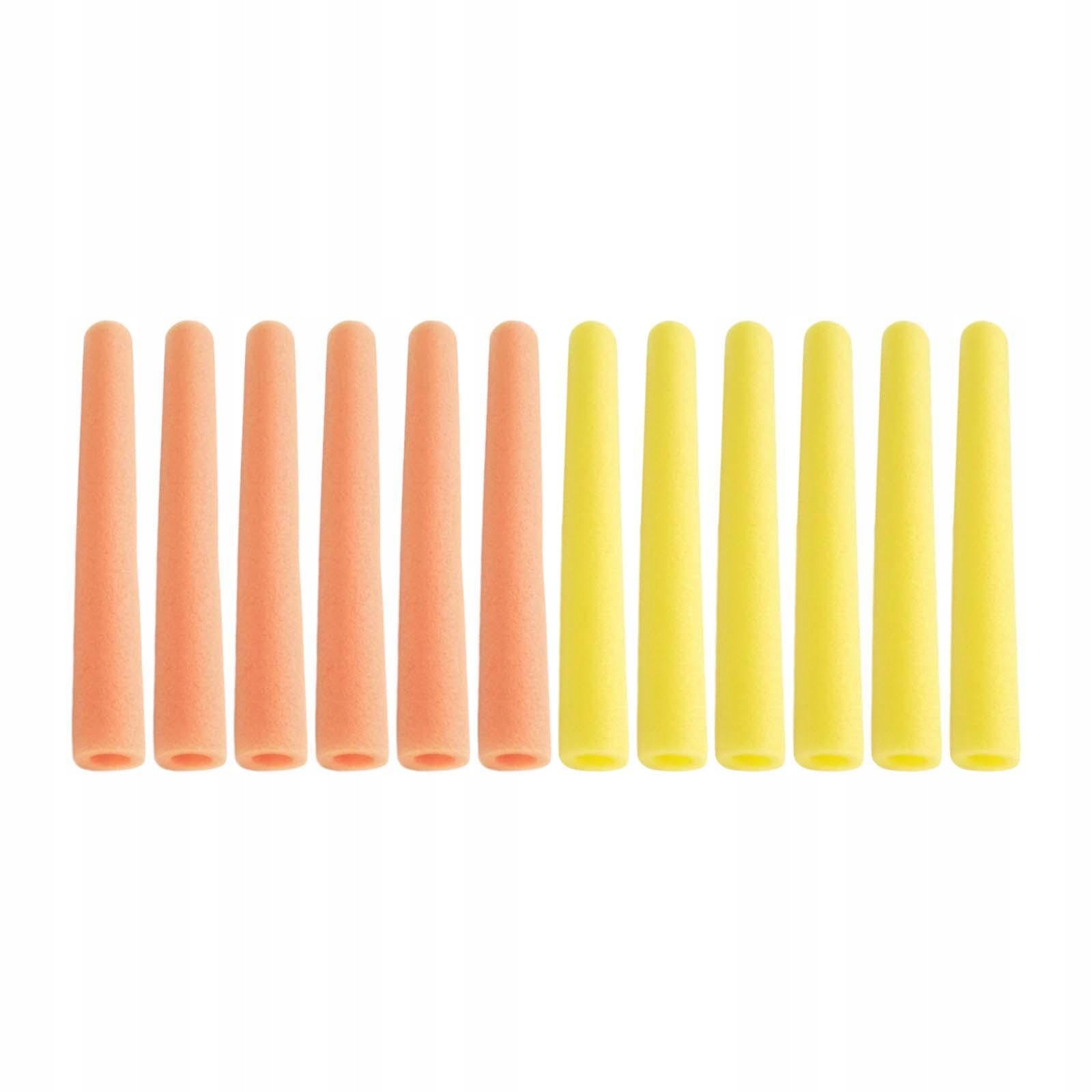 12x Trampolina Słup Piankowe Rękawy Rękaw Ochronny 40cm 6 Pomarańczowy 6 Żółty