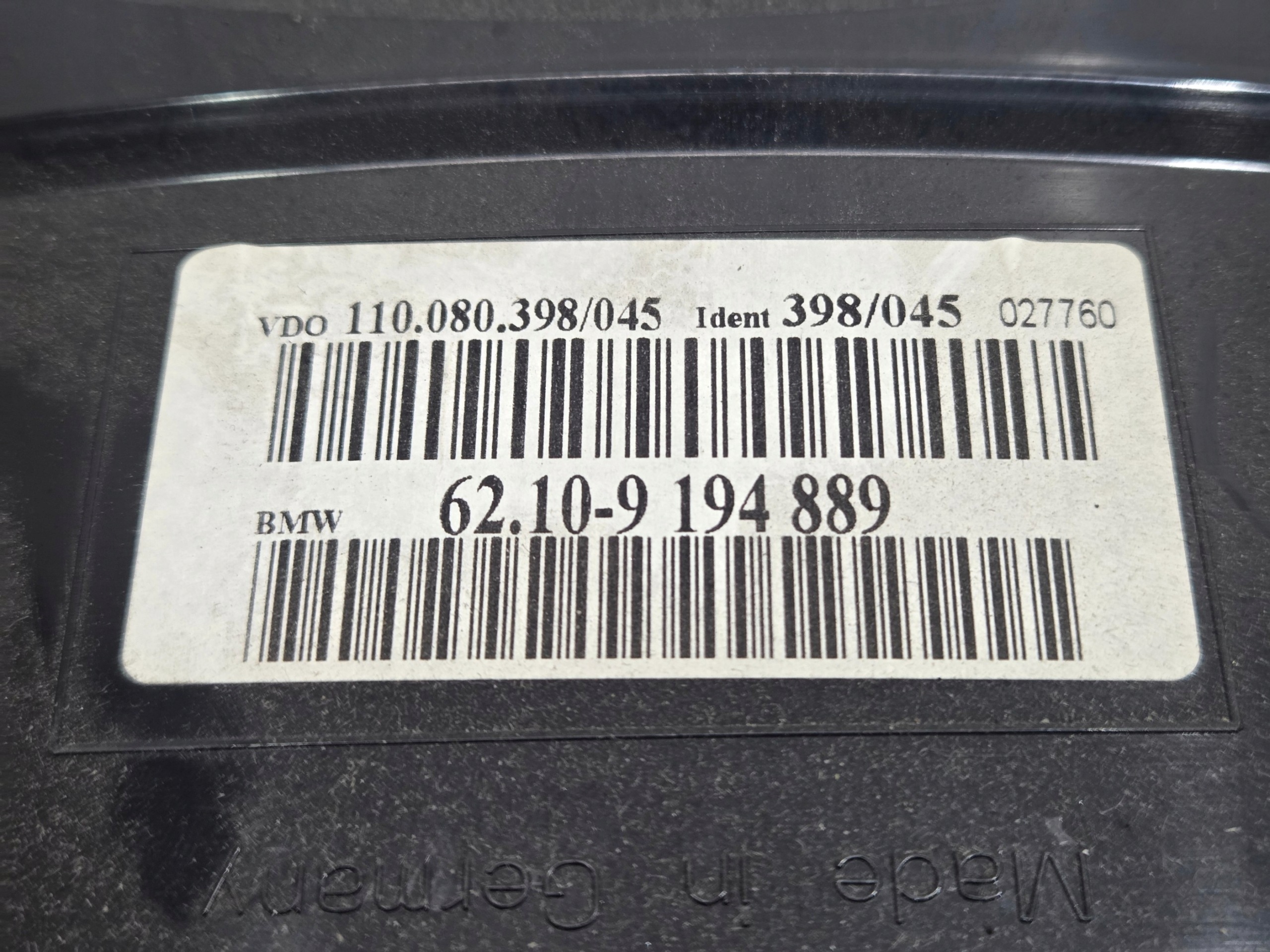 budíky budiky BMW E60 E61 3.0 D AUTOMAT 9194889 EUROPA