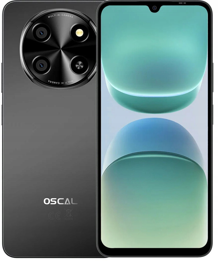 Smartfon Oscal Tiger 8 4 Gb 128 Gb 4G (lte) czarny