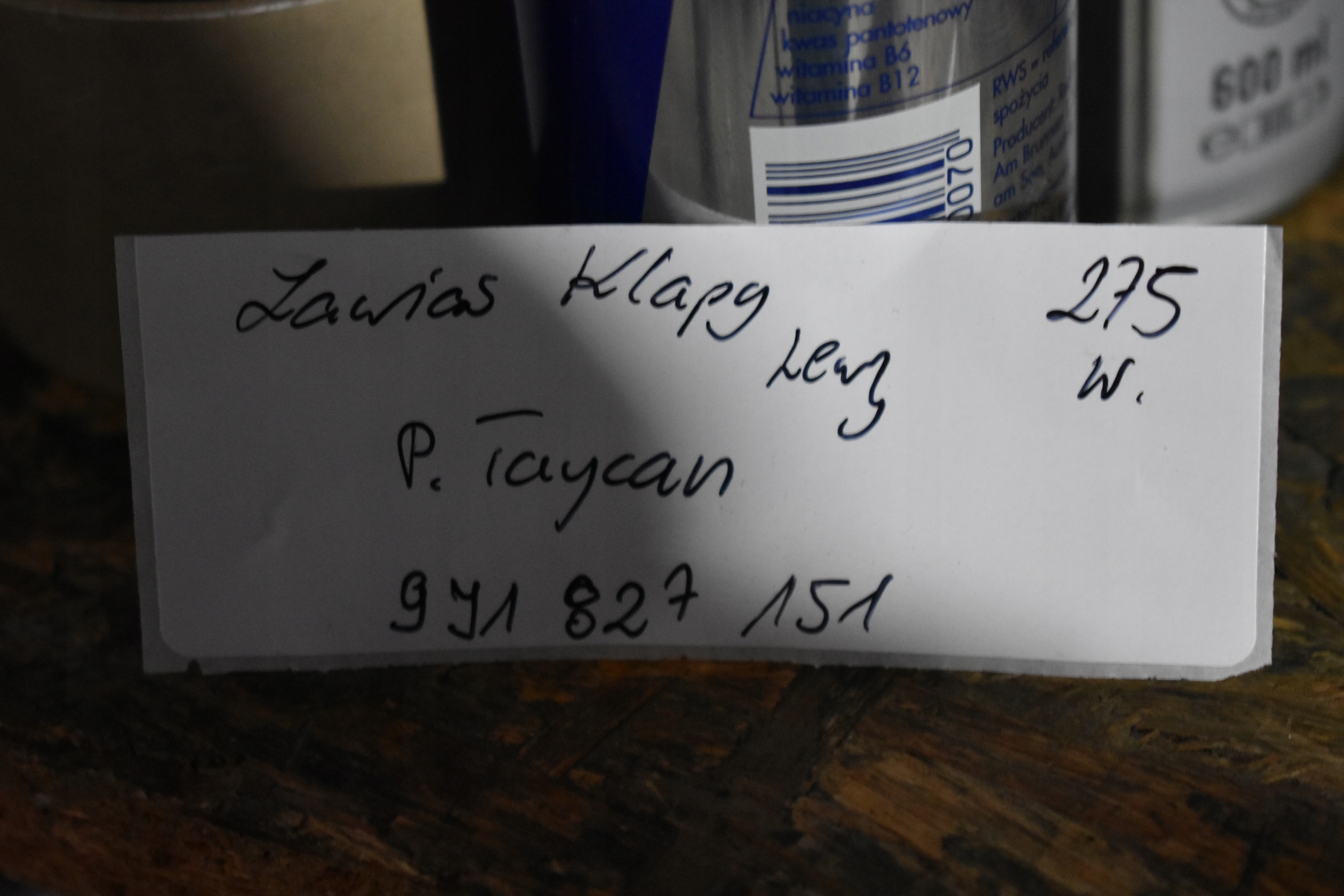 IDEALNY hinge bonnet boot left PORSCHE TAYCAN 1