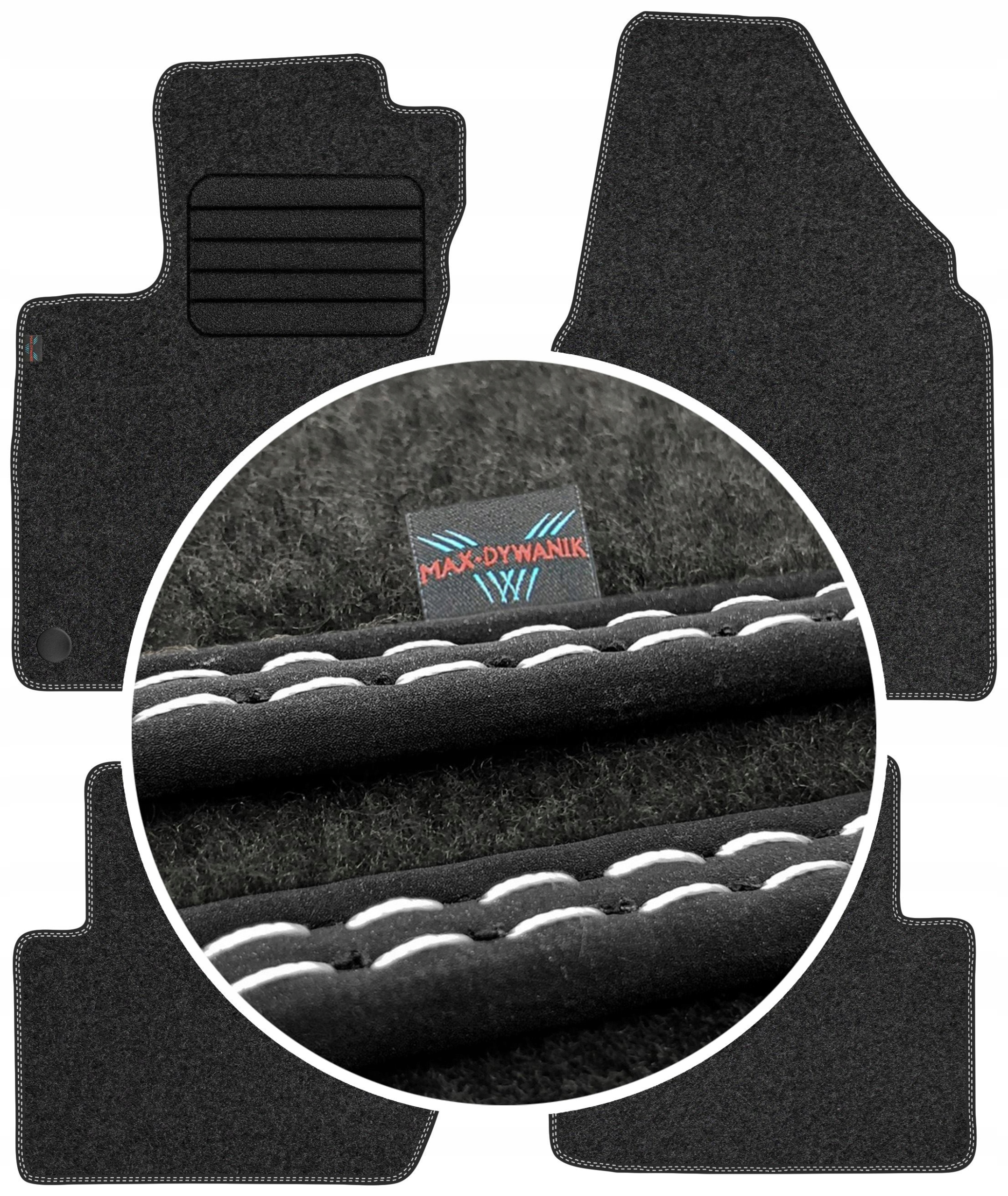 

Nissan Qashqai I 2007-2013 Wycieraczki welurowe