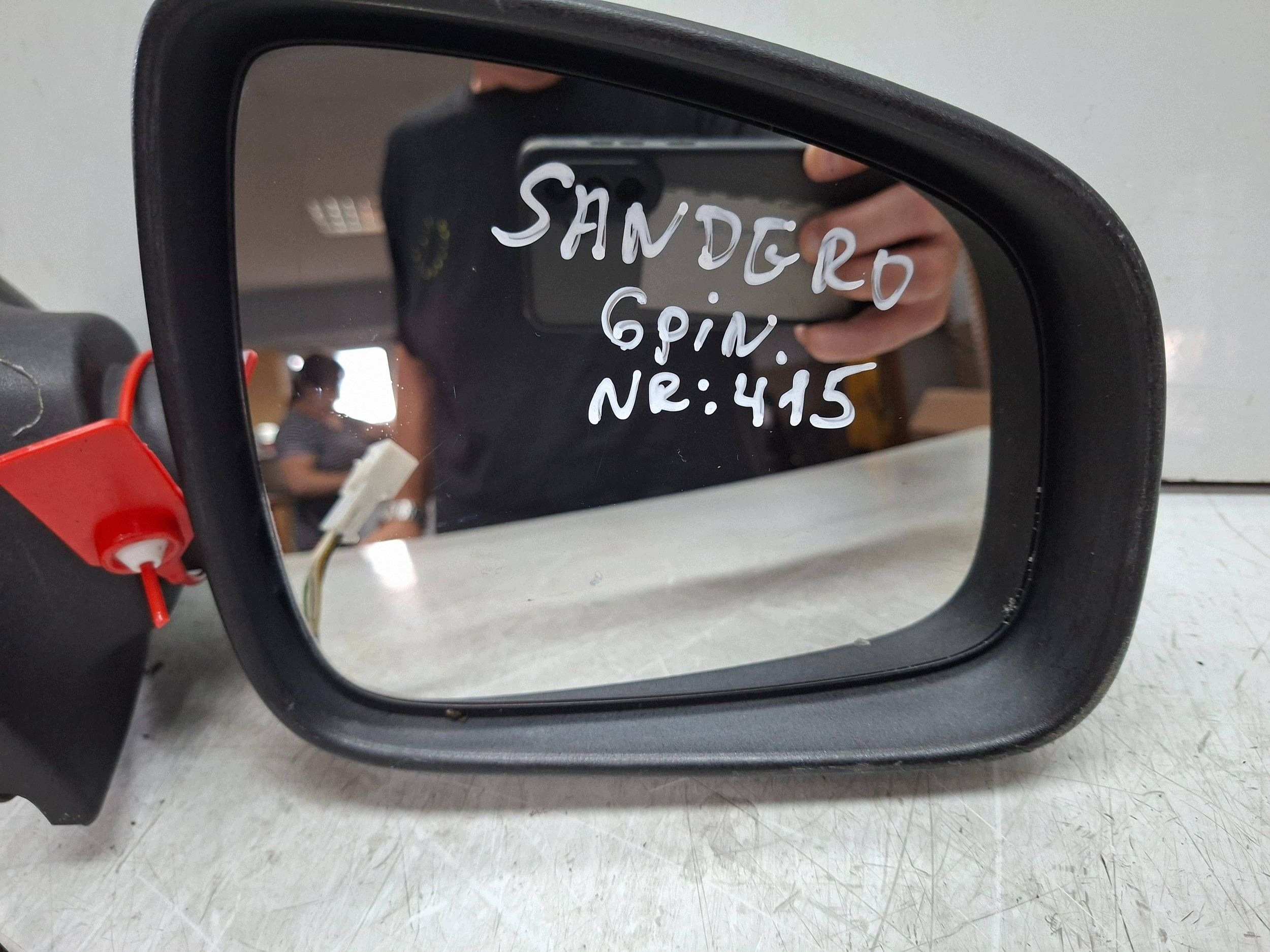 mirror right DACIA SANDERO II 6 PIN 2012