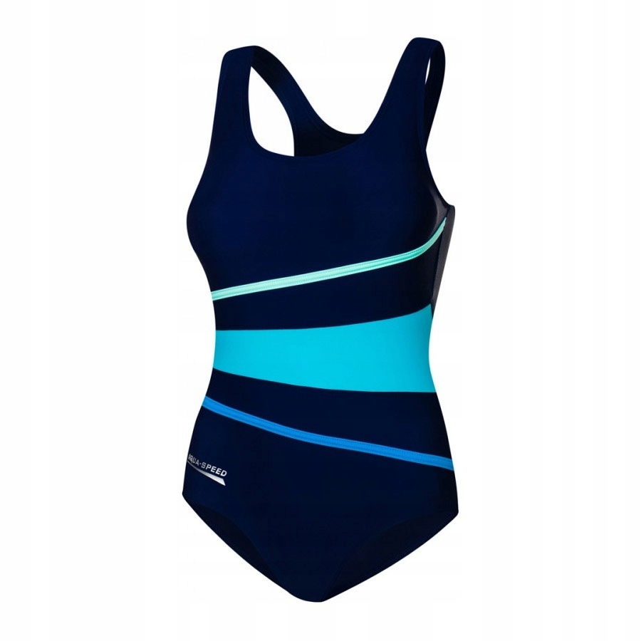 Aqua-speed Koupací Kostým Stella (158) Dámský kostým Tmavě modrý