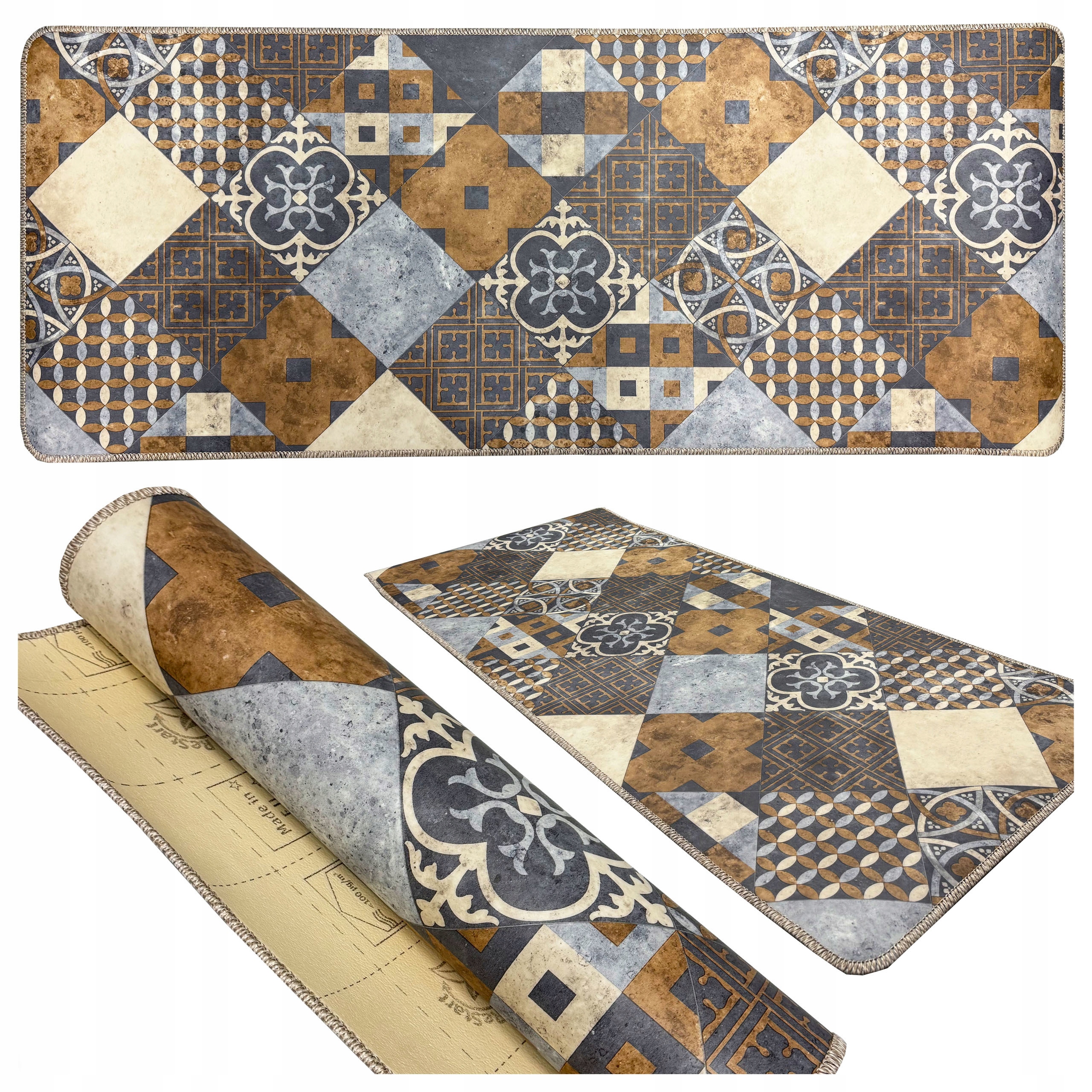 Behúň Do Kuchyne Mäkký Kuchynský Koberec Pvc 88x200 Ľahko Umývateľný