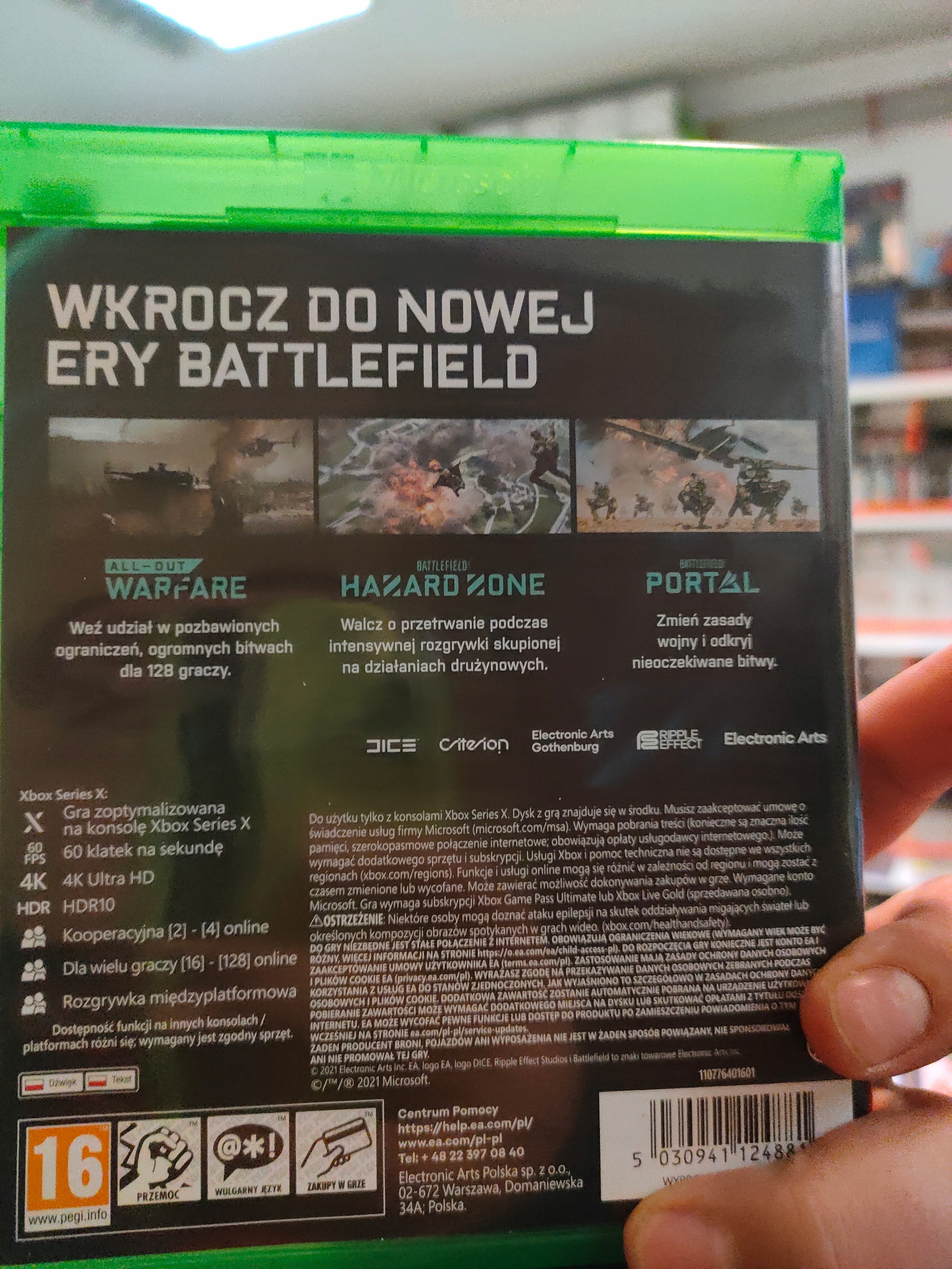 Battlefield 2042 Xbox Series X PL SklepRetroWWA Tematyka gry akcji