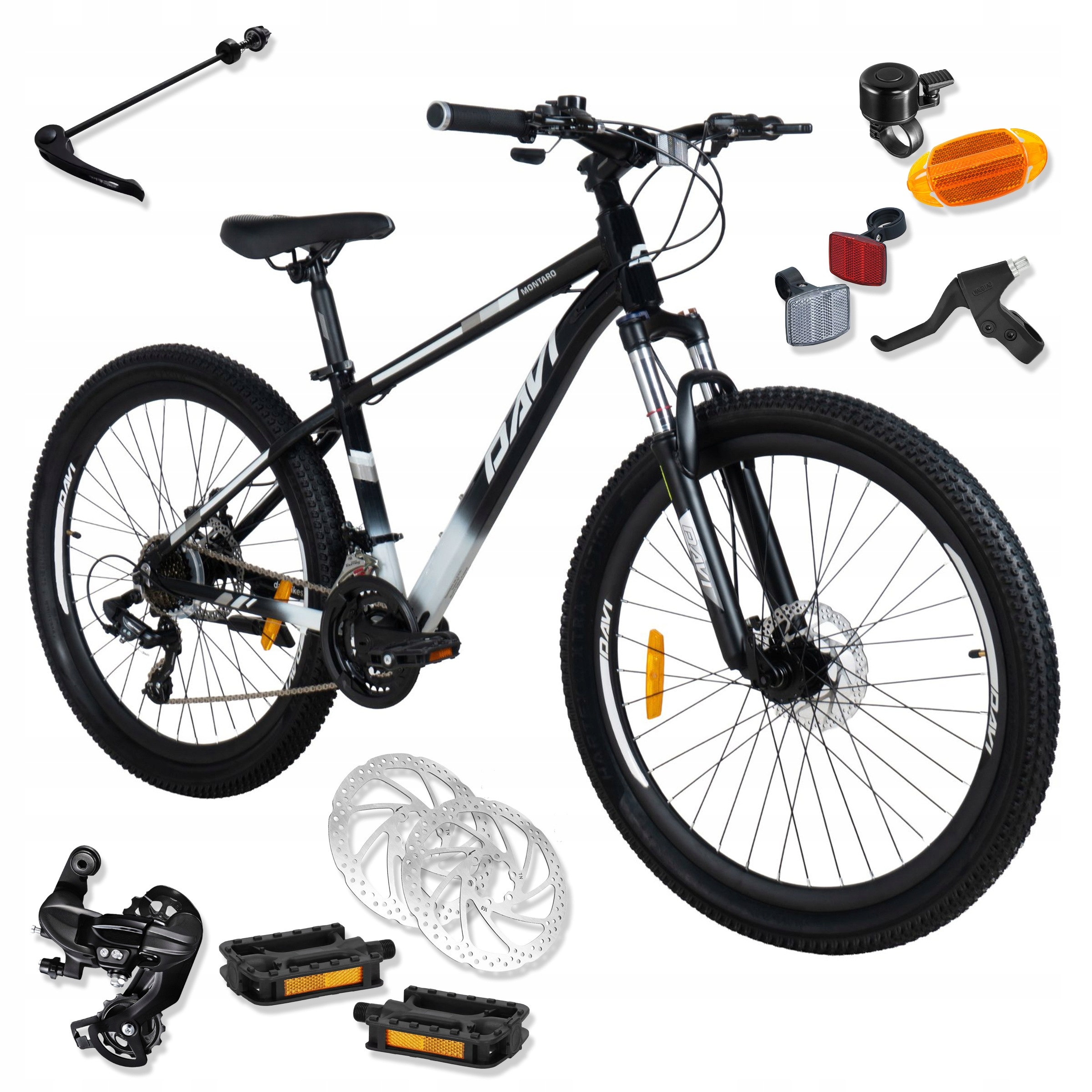 Horské Mtb Kolo 26 Kolo Alu Rám 13 Palců Odpružení Davi Montaro