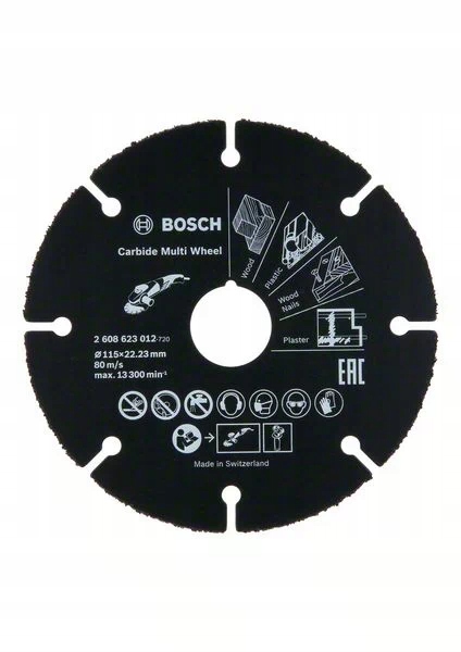 

Bosch Tarcza Tnąca Carbide Multi Wheel 115 MM