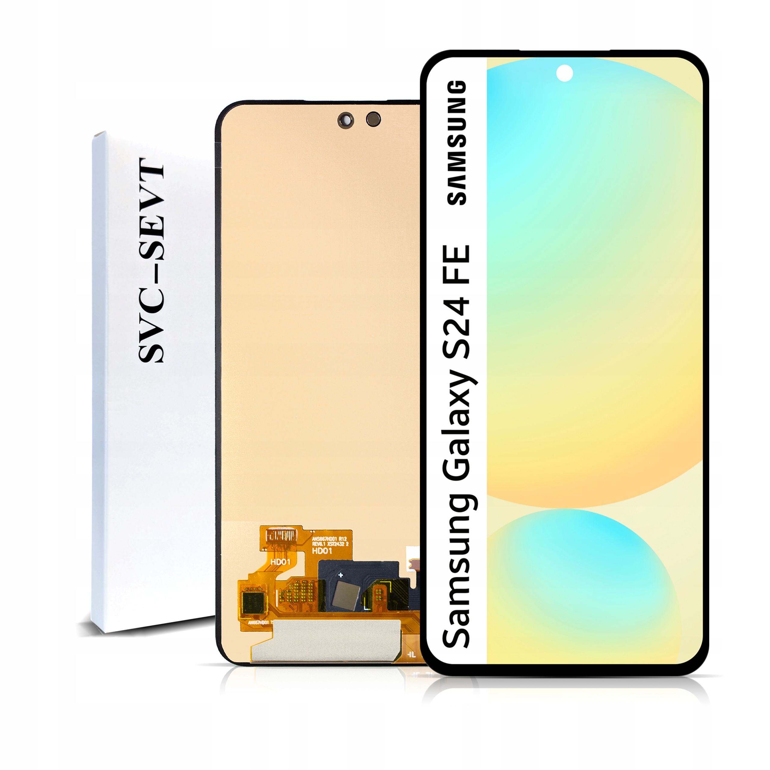 SM-S721U LCD pro Samsung S24 Fe Service Pack Matrix Originál Zila