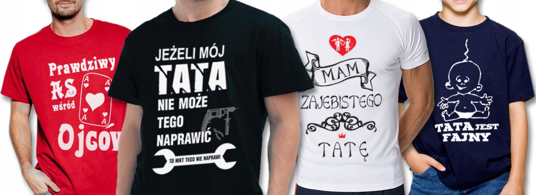 koszulka z nadrukiem specjalnie dla taty, tata dzień taty - M Materiał dominujący bawełna