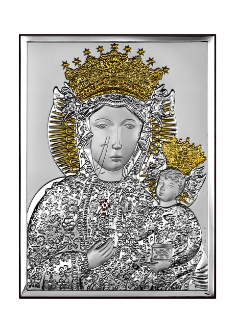 Obraz Panna Mária Čenstochovská 6520/2XO Gravírovanie Zadarmo