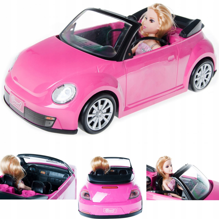 DUŻY KABRIOLET RÓŻOWY AUTO LALKA DŹWIĘK Rodzaj auta