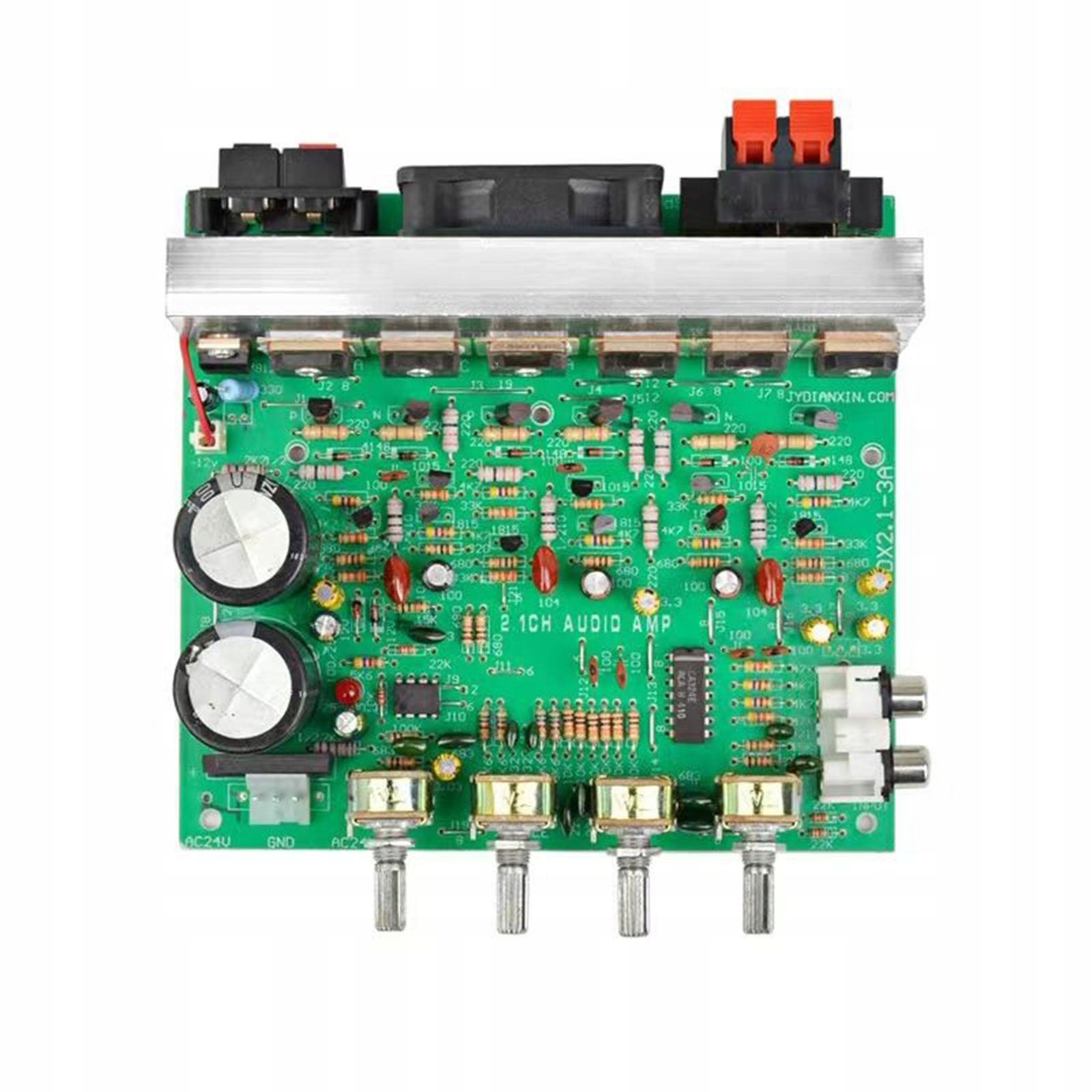 HiFi 2.1-kanałowy wzmacniacz mocy Głośnik Dźwięk DIY Moduł AMP Subwoofer Liczba kolumn w zestawie 0