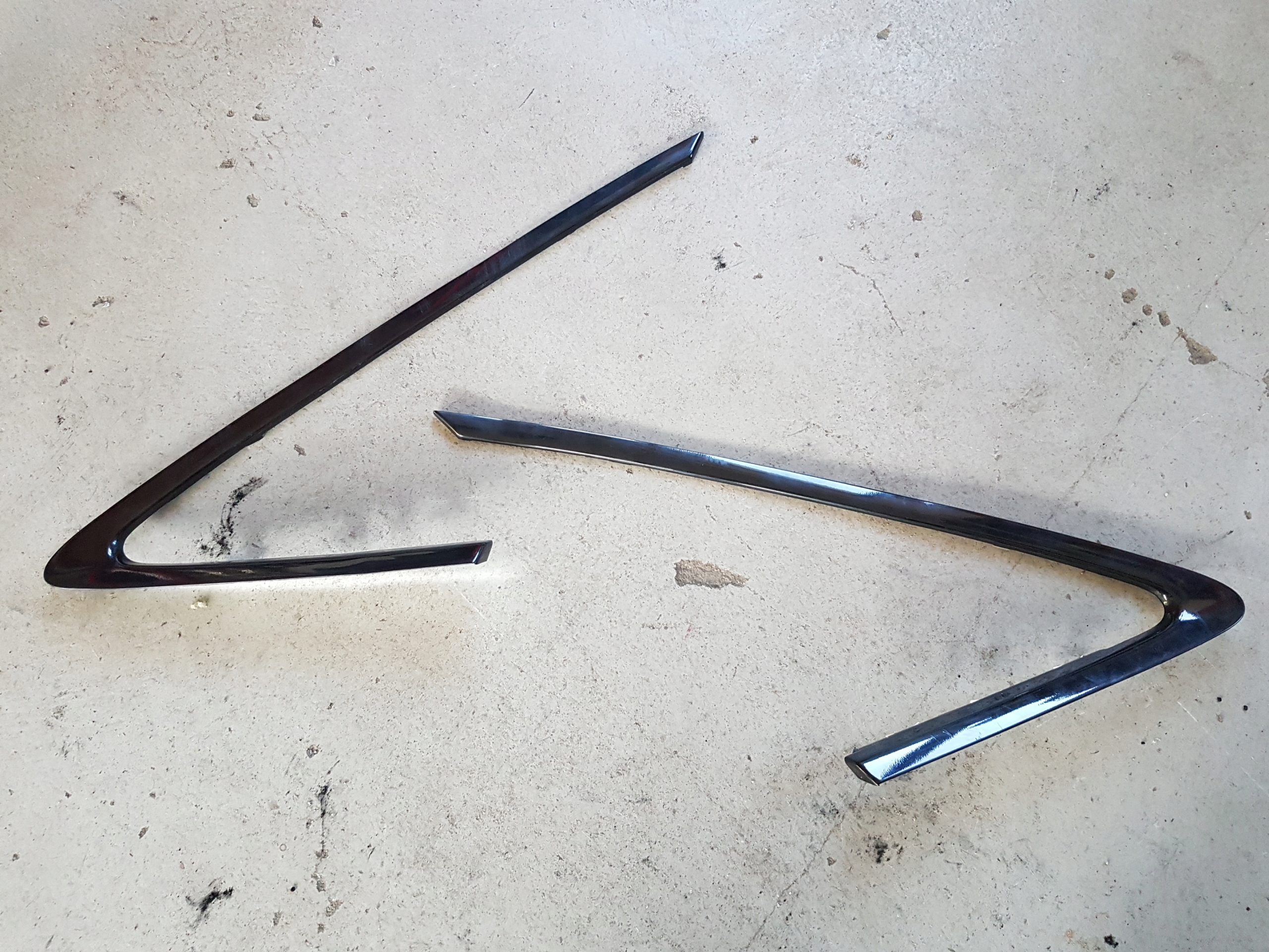 НАКЛАДКА СТЕКЛО * AUDI A3v СЕДАН * CZARNA BLACK