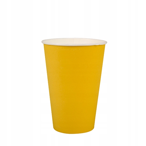 

Kubki w 100% papierowe Eko 200 ml żółty 20 szt.
