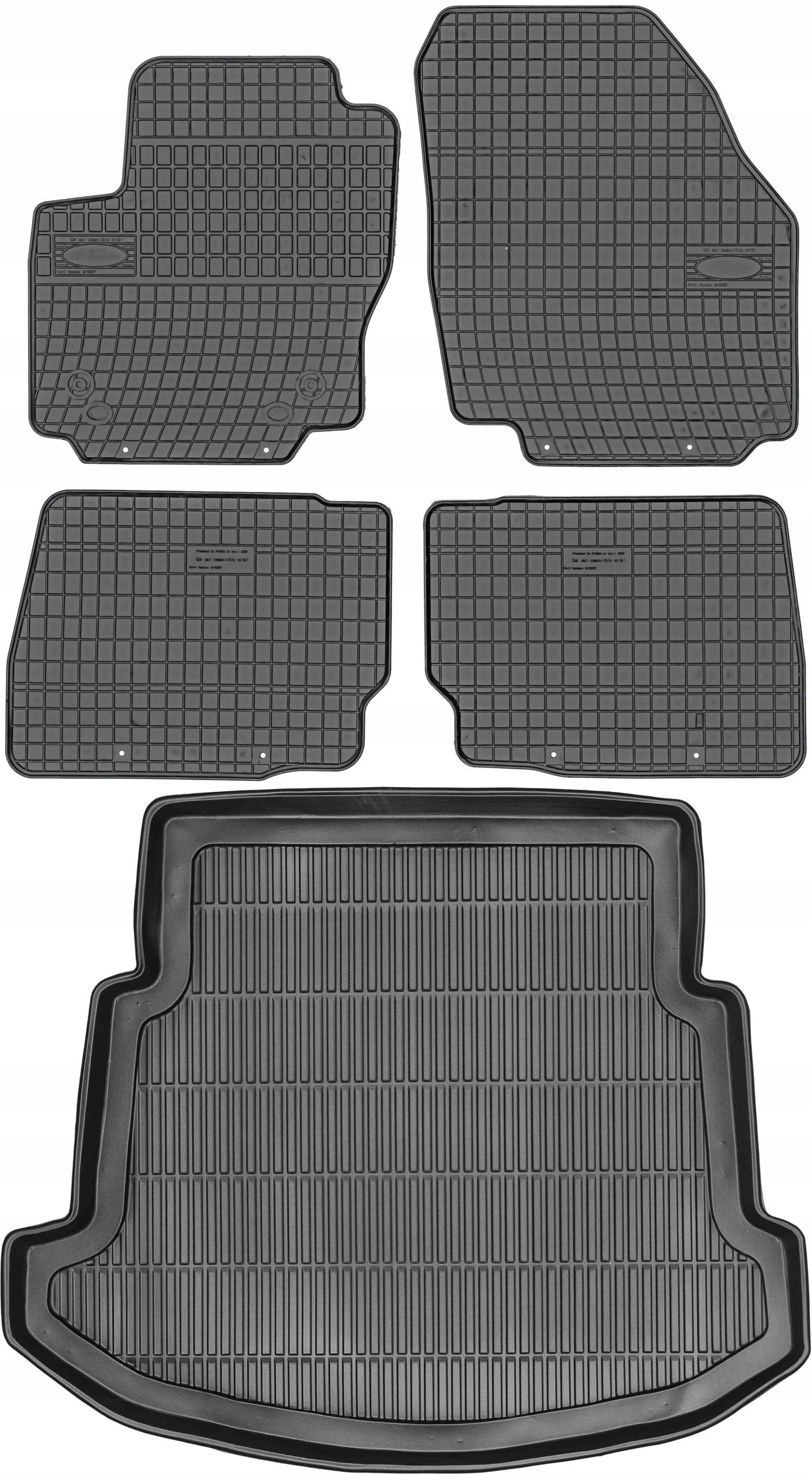 Ford Mondeo IV Hb 2008-2011 Gumové rohože rohož