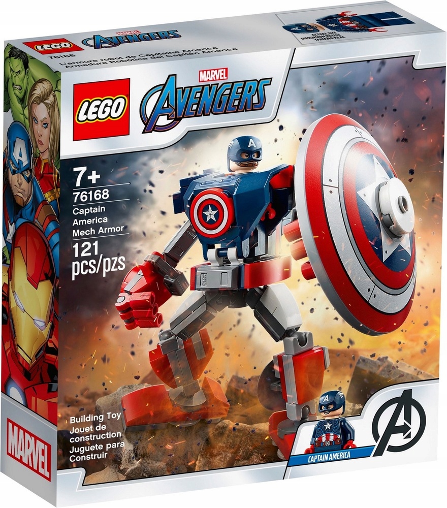 

Lego Avengers 76168 Mech Robot Kapitan Ameryka