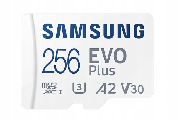 

Samsung Evo+ Karta microSD 256GB class10