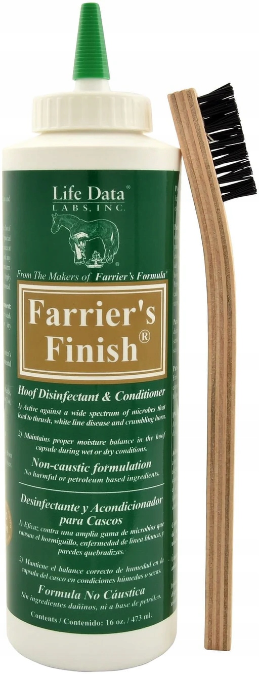 Life Data Farrier’s Finish odżywia i chroni kopyta dla koni horse 473 ml