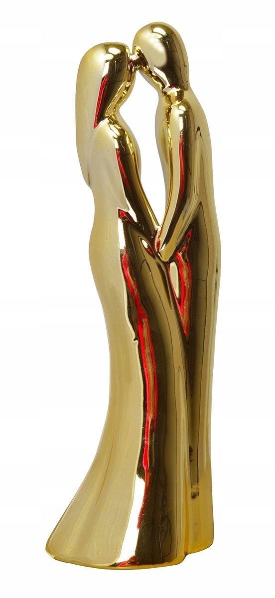 

Para złota figurka pary ceramiczna 23 cm