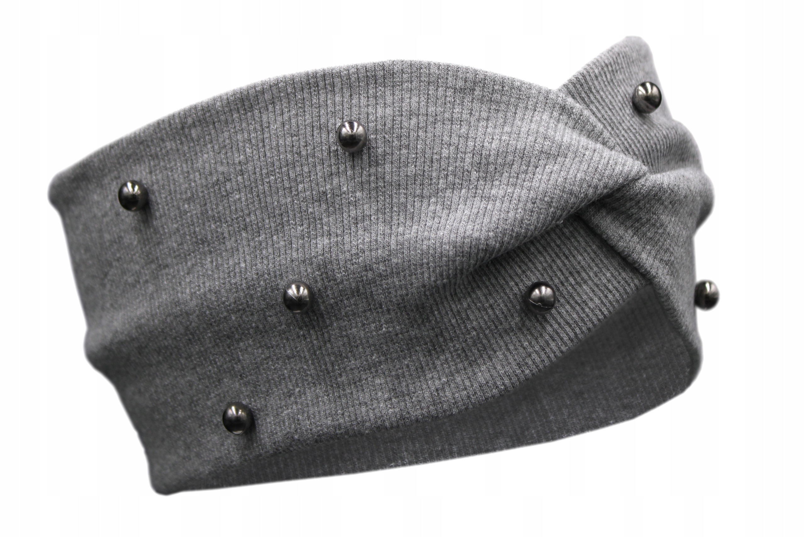 OPASKA DAMSKA TURBAN NA GŁOWĘ BAWEŁNA OPASKI PERŁY Marka Black Di