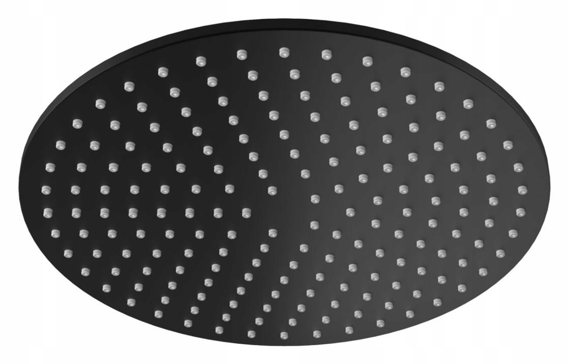 Experience dešťová sprcha 25 cm Černá Mat Kohlman R25EB