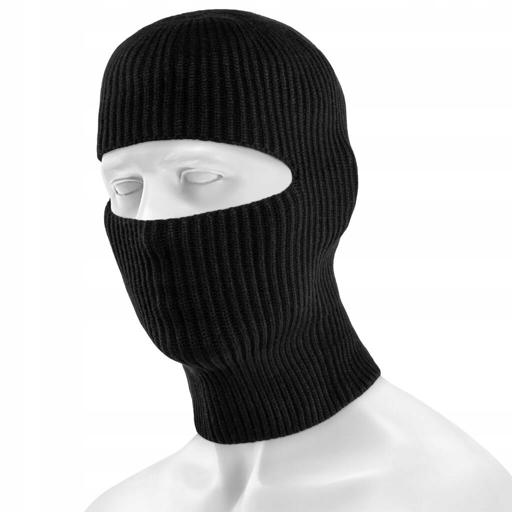 Kominička s jedním otvorem Alpha Industries Label Balaclava černá