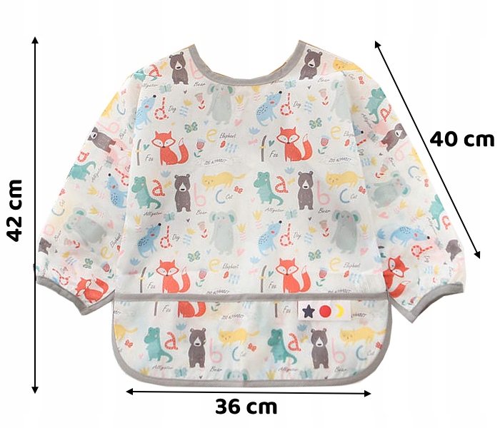 ŚLINIAK FARTUSZEK Z RĘKAWKAMI DZIECIĘCY NA RZEP Kod producenta 3990