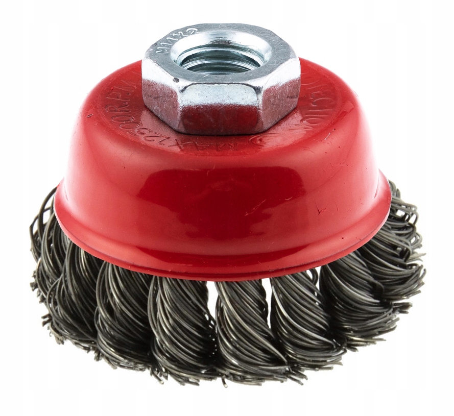 SZCZOTKA DRUCIANA DO SZLIFIERKI DOCZOŁOWA M14 125mm CZOŁOWA DRUT SKRĘCANY Marka Falon-Tech