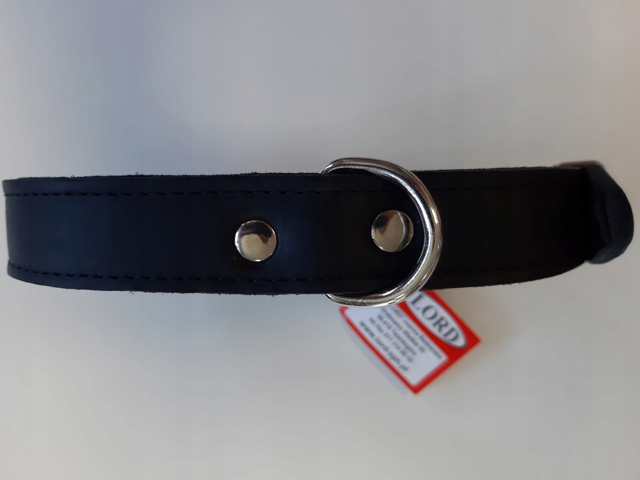 

Lord Obroża skórzana natłuszczana 40mm/55cm czarny