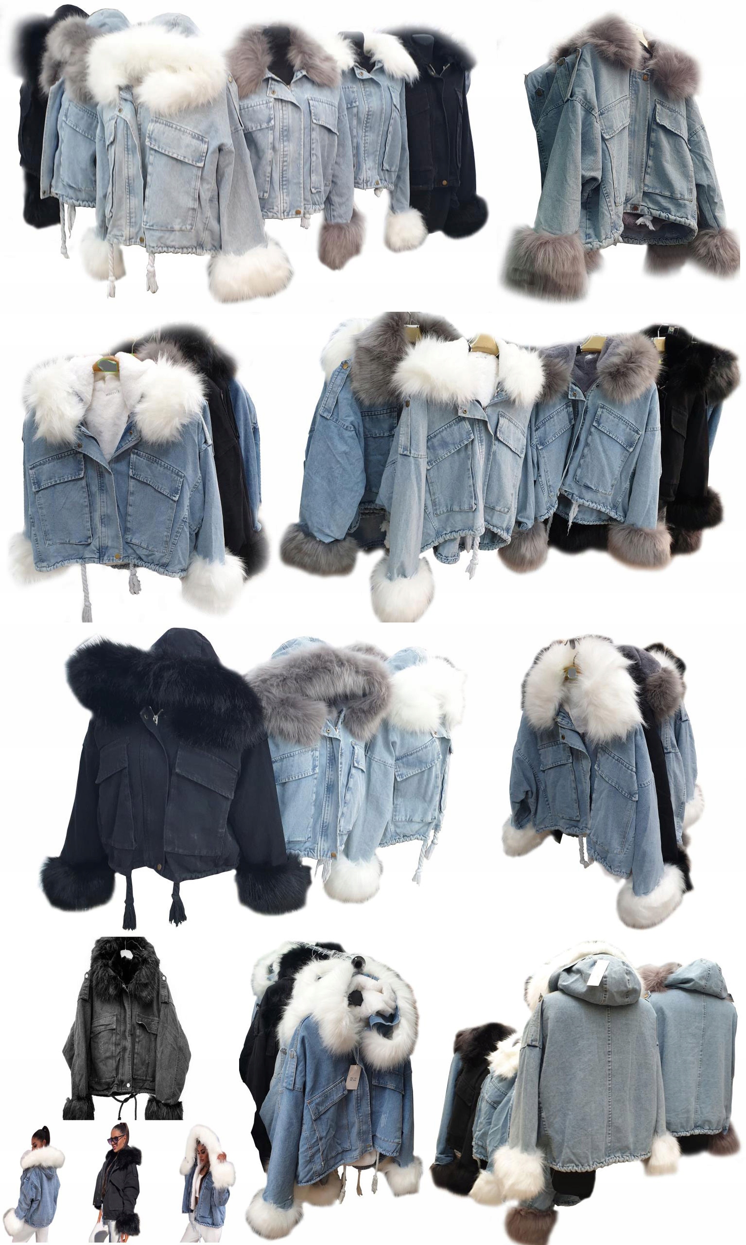 

Kurtka Jeansowa Z Futerkiem Katana Futerko Miś M/L