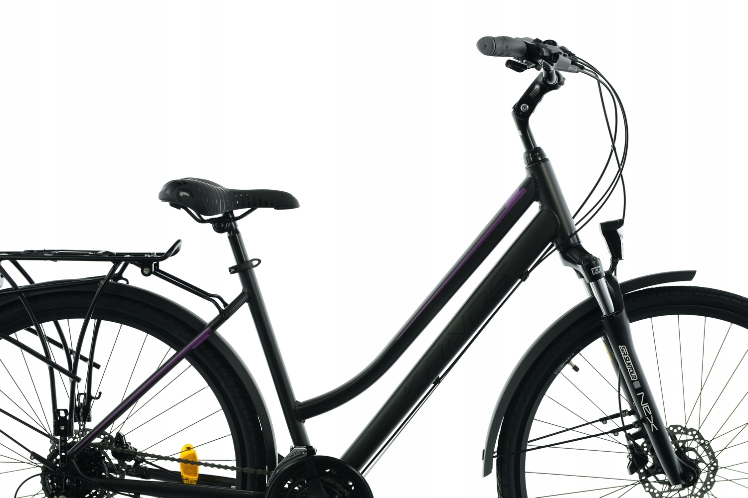 Rower Trekkingowy Kands 28 Verso V1 r17' graf-fiole SHIMANO HYDRAULIKA r25D