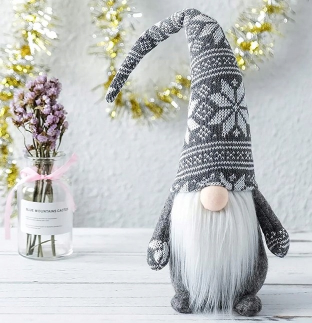 MIKOŁAJ SKRZAT KRASNAL PREZENT NA ŚWIĘTA DUŻY GNOM Materiał dominujący inny