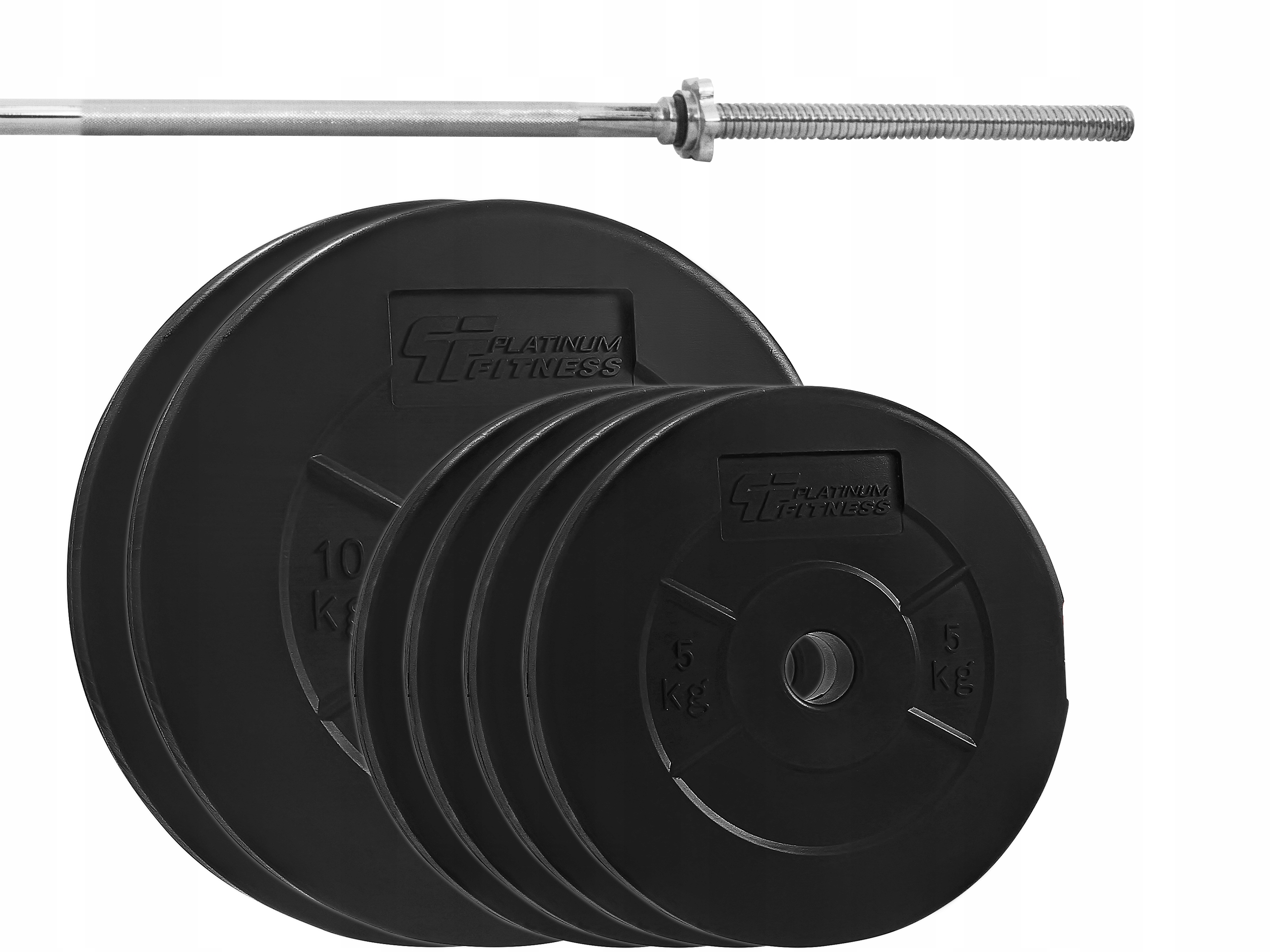 

Zestaw 50kg Obciążenie Gryf Prosty 180CM