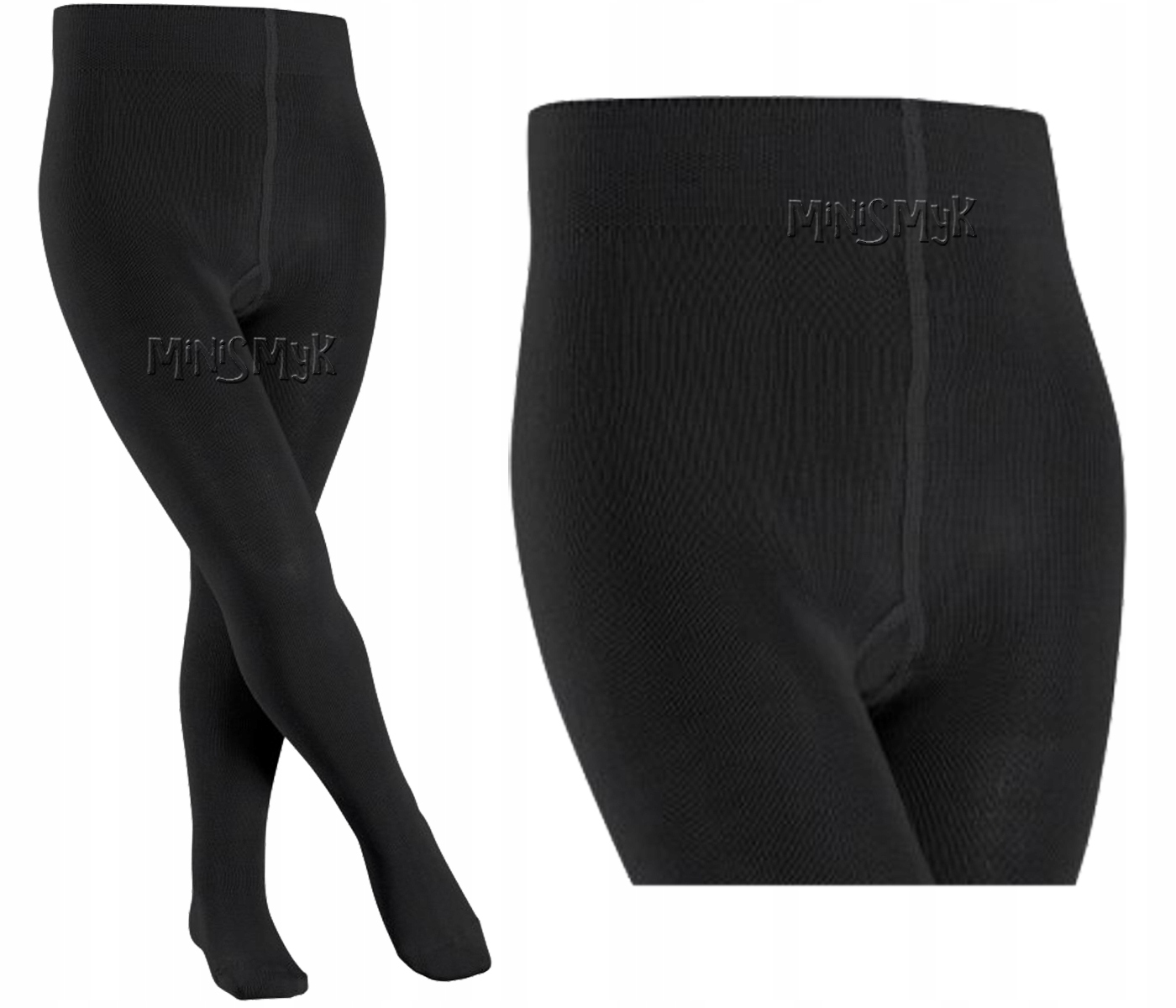 Czarne RAJSTOPY Bawełniane Rajstopki 116-122 YO! Marka YOCLUB