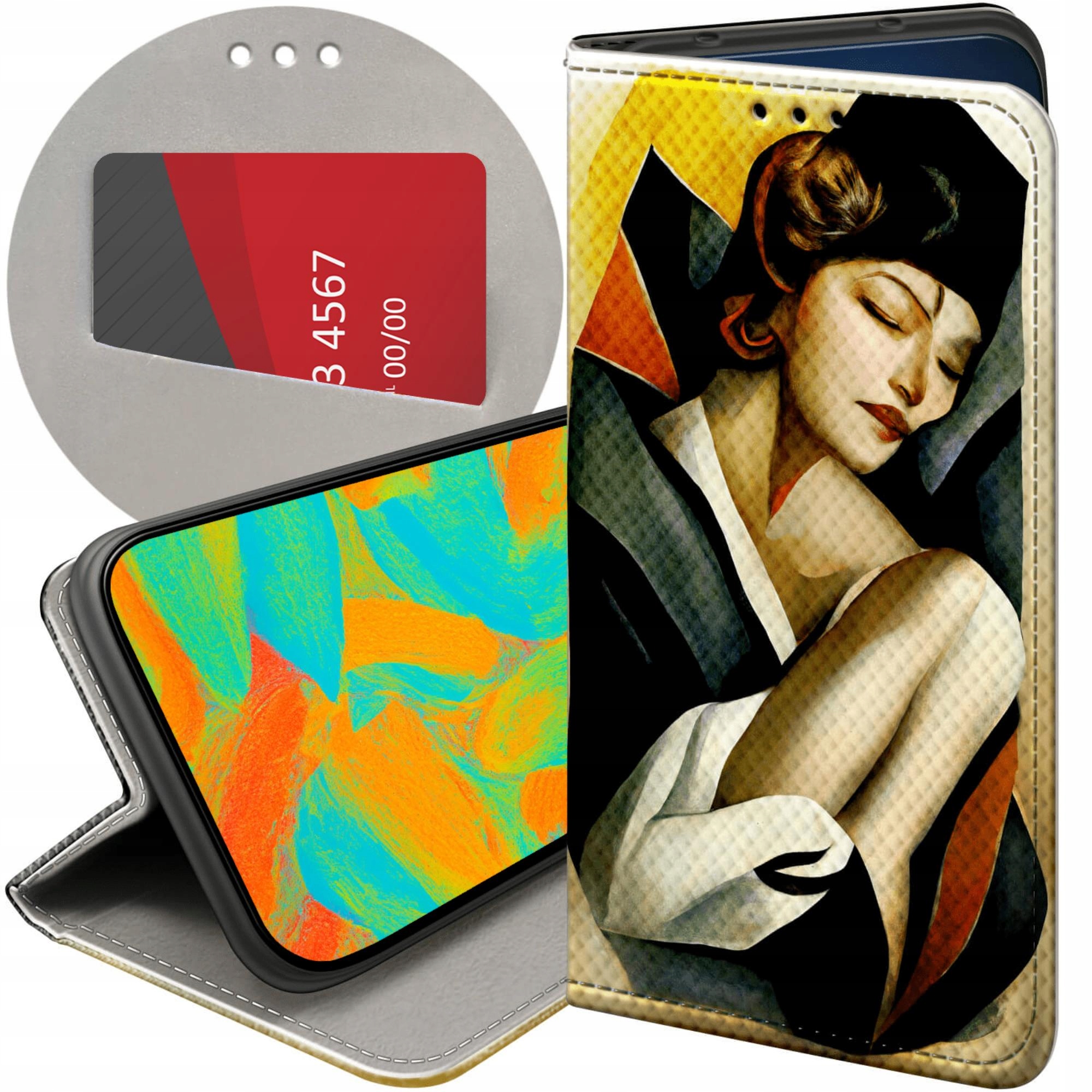 Etui Z Klapką Do Honor MAGIC7 Pro Art Deco Łempicka Tamara Barbier