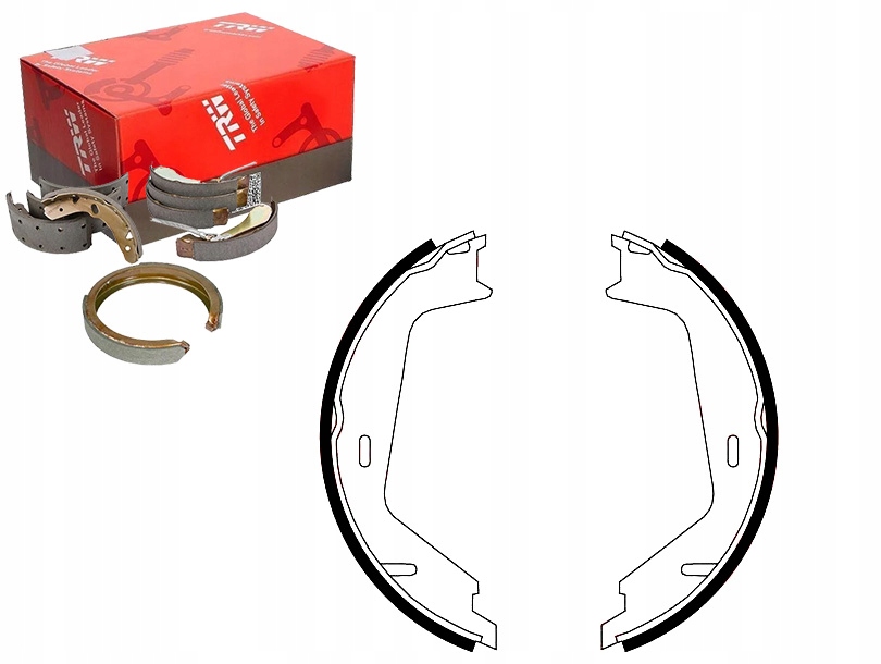 Sada Brzdových Čelistí Trw 8623138 2723989 2742