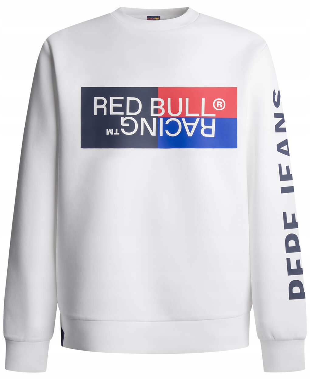 Mikina Red Bull Racing x Pepe Jeans Mikina Logo Color Block Bílá rM