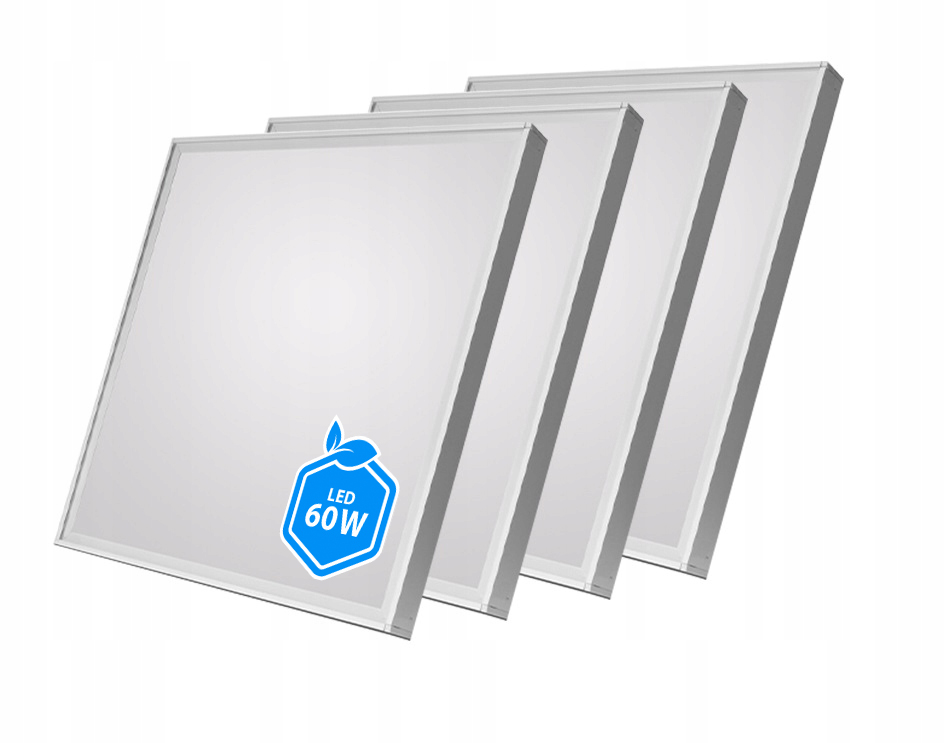 

4 x Panel Led Oprawa Kaseton 60X60 60W Natynkowy