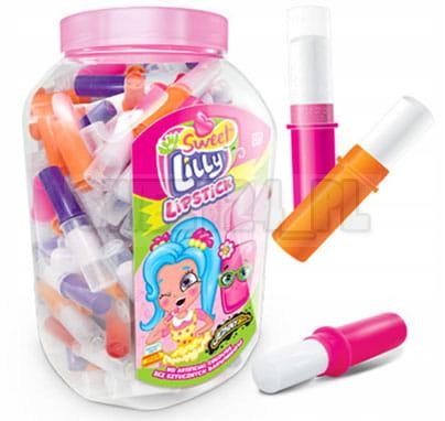 Levně Johny Bee Lipstick lízátko rtěnka 5G X 125 Ks