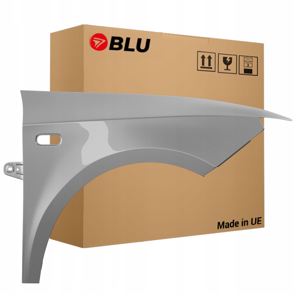 Blatník Blu Seat Ibiza IV 4 6J LS7Y pravý stříbrný 08-17 přední pozink