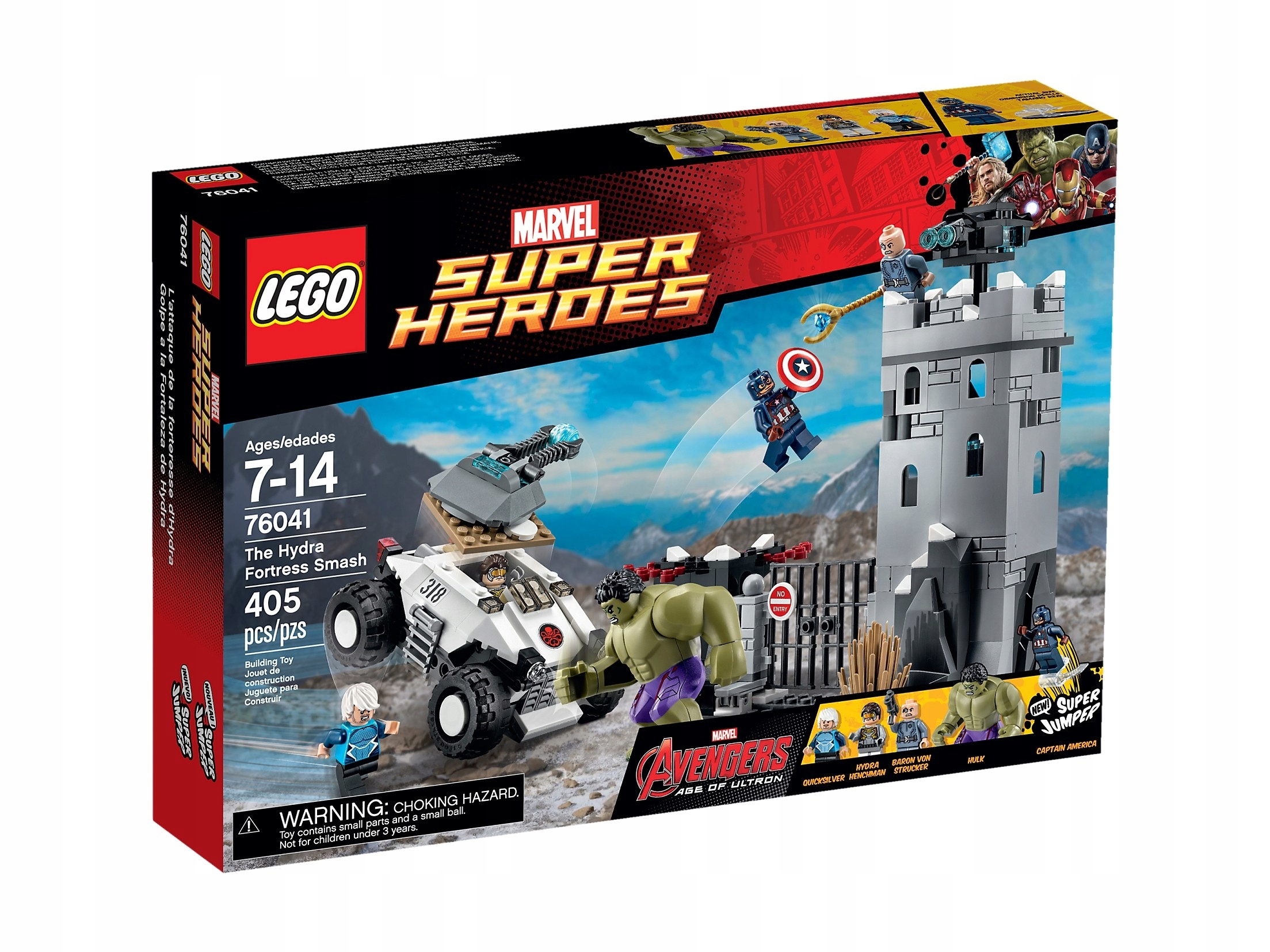 Lego Marvel Heroes 76041 Demolka w Fortecy Hydry Nowe