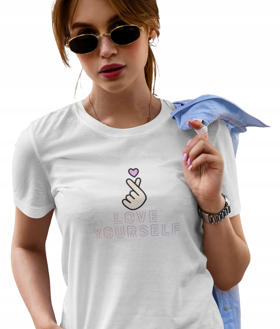 

Kpop Bts Koszulka dla fana Love Yourself T-Shirt L