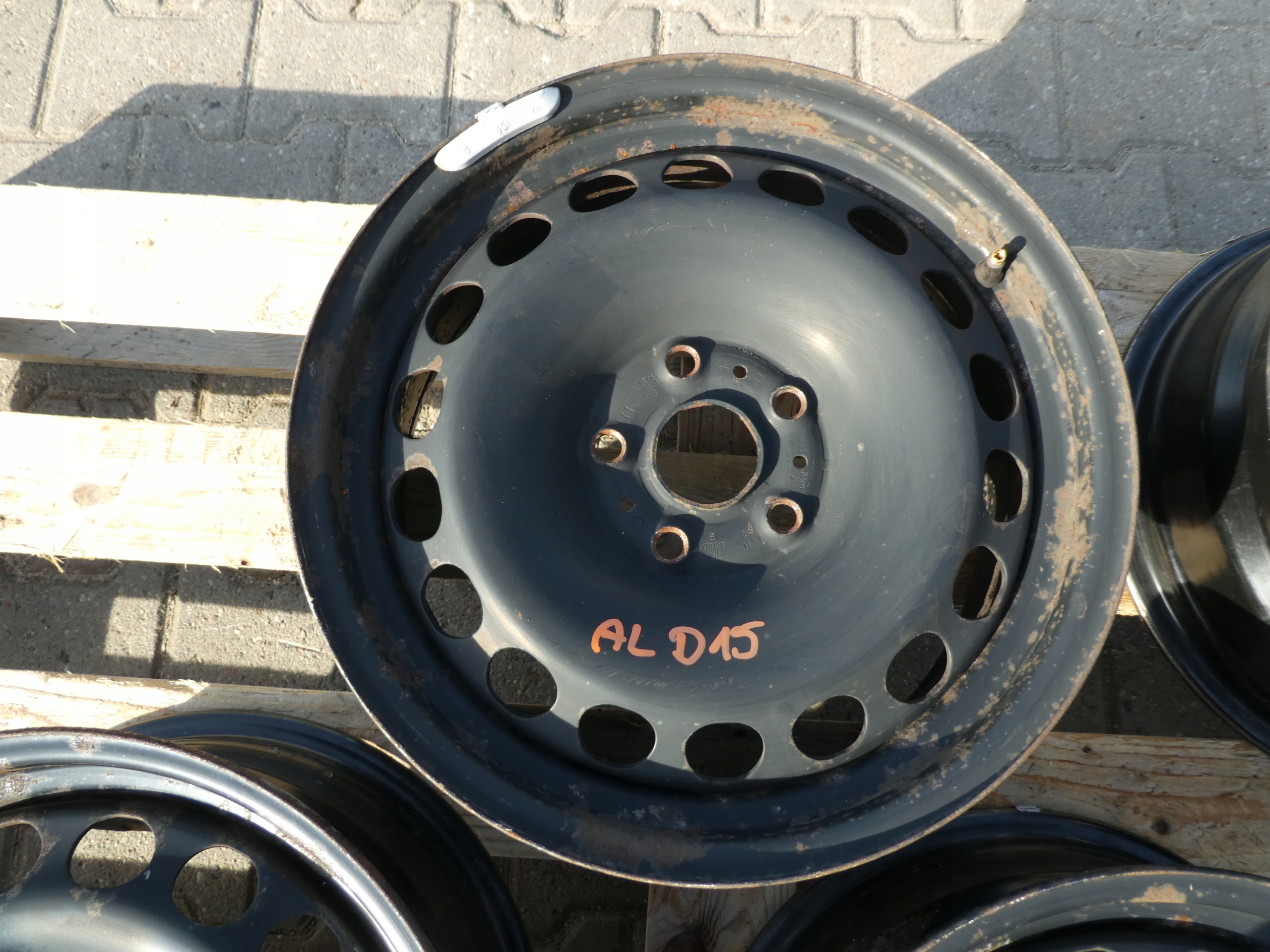 4X CERCHI FERRO VW 5X112 16 7N0601027E